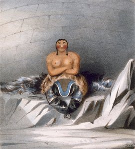 Kemig, nuori syntyperäinen nainen, 1835